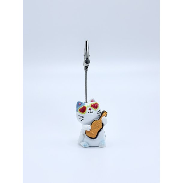 Kortholder - Kat med Guitar