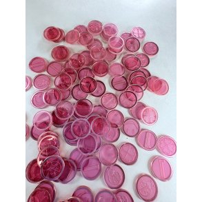 Lykkebrikker med magnetkant 17 mm